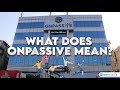 WHAT DOES ONPASSIVE MEAN? - John White & Bill Must