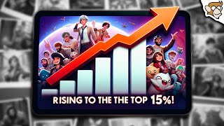 My game is in the TOP 15% of Steam!