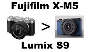 The NEW Fujifilm X-M5 vs Panasonic Lumix S9