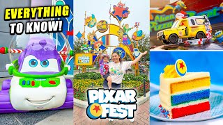😱 EVERYTHING To Know For PIXAR FEST At DISNEYLAND! | New Foods, Shows, Fireworks
