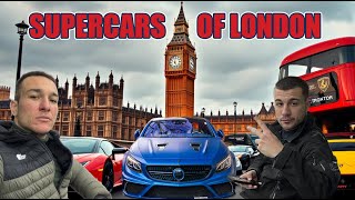 ENCONTRAMOS EL COCHE DEL PRINCIPE HEREDERO DE ABU DHABI EN LONDRES 🇬🇧 | CarSpotting VLOG #6