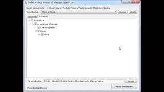 WazzapMigrator - How to extract ChatStorage.sqlite with iPhone Backup Browser