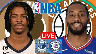 LIVE: MEMPHIS GRIZZLIES vs LOS ANGELES CLIPPERS | NBA | PLAY BY PLAY | SCOREBOARD