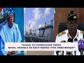 Tinubu to Commission Three Naval Vessels as Navy Marks 70TH Anniversary