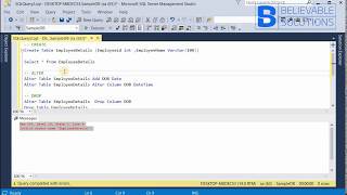 DDL Commands in SQL | CREATE , ALTER , DROP Table In SQL Server