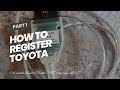 How to Register Toyota Corolla 2007 4D Key Fob with Mini VCI Techstream?