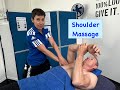 Sports Massage: Subscapularis and Latissimus Dorsi techniques training video