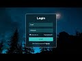 Glassmorphism Login Form _  How To Create Glassmorphism Login Form By Using HTML And CSS