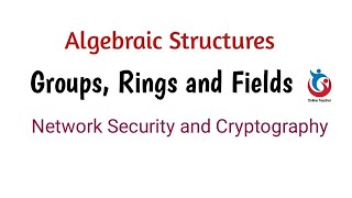 Network Security and Cryptography: Algebraic Structures Groups, Rings , Fields