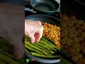 how to make quick asparagus how to cook asparagus recipe chickpea prep cooking tips shorts