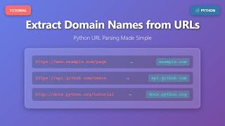Extract Domain Names from URLs with Python: Beginner's Guide