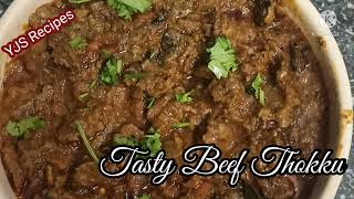 simple \u0026 tasty beef thokku // YJS Recipes