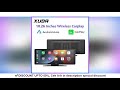 xuda universal 10.26 inch car radio multimedia wifi video player wireless carplay u0026 android auto for