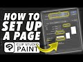 How to Set Up a Page in Clip Studio Paint -Digital Comic Artist