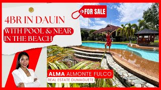 Dauin 4 Bedroom House \u0026 Lot For Sale With Swimming Pool In Dumaguete City Area | P25 Million