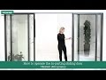 How to operate the bi parting sliding door VELFAC 200 systems