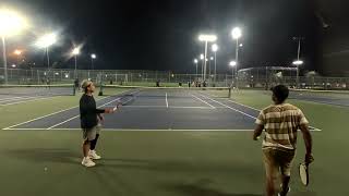 Doubles Tennis: Abdel/Abel and Jude/Earl - Court Level POV