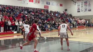 Highlights from Spring Lake-Whitehall 2025 boys basketball district semifinals