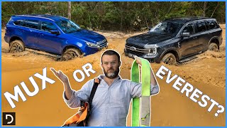 Should I Buy An Isuzu MU-X or Ford Everest? | Tested Around Town And In The Bush | Drive.com.au