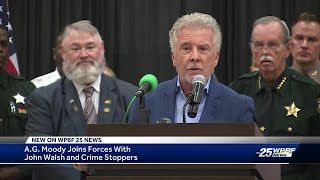 Attorney General Ashley Moody, John Walsh and Crime Stoppers join forces to encourage crime repor...