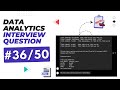 SQL Challenge - Data Analyst Interviews!: Solve SQL Question LIKE a PRO! EP SQL - 36/50 Subquery CTE