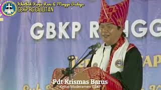 Pdt Krismas Imanta Barus di GBKP Runggun Cililitan part 2