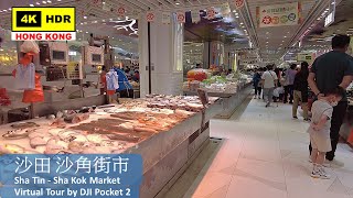 【HK 4K】沙田 沙角街市 | Sha Tin - Sha Kok Market | DJI Pocket 2 | 2022.06.12
