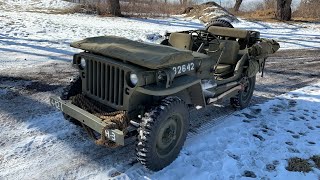 WWII US Army 1942 Ford GPW Jeep Ride and Walk Around