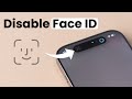 How To Remove Face ID on iPhone?