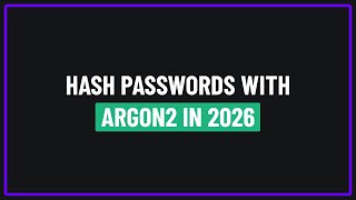Node.js Password Hashing with Argon2 | Beginners Tutorial