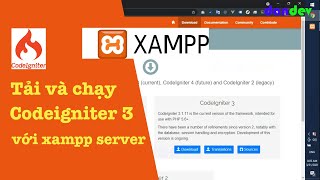 Tải và chạy codeigniter3 với xampp server |dandev