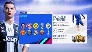 FIFA 19 PS4 PRO (Game while installing)