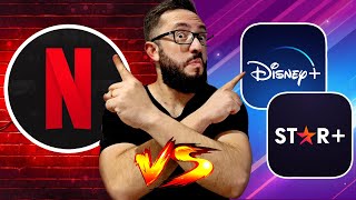 NETFLIX VS COMBO PLUS (Disney Plus E Star Plus) | BATALHA DOS STREAMINGS!
