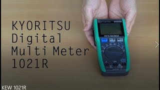 KYORITSU Digital Multimeter  KEW 1021R | Product Introduction