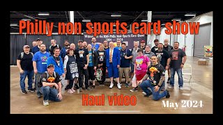 Philly non sports card show 80th Haul video!!!