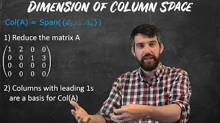 Computing Dimension of Null Space & Column Space