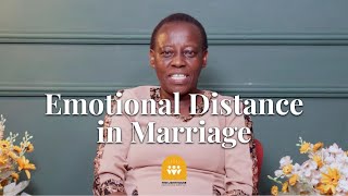 Emotional Distance in Marriage