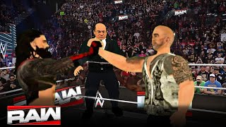 WR3D 2K25:| ROMAN BEAT SOLO | ROCK ACKNOWLEDGE ROMAN | TRIBAL COMBOT AT RAW ON NETFLIX 2025 |