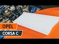 How to change Pollen Filter on OPEL CORSA C TUTORIAL | AUTODOC