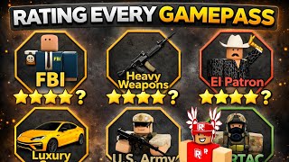 Rating EVERY Gamepass in El Paso, Texas RP [Worth it or Not]