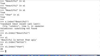 Python string search and index
