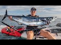 WAHOO!! It's a F#CKING WAHOO!! Offshore Kayak Fishing, Palm Beach, Australia!!