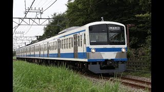 西武多摩湖線の新101系3種類　青梅街道 一橋学園2018 08 02 1