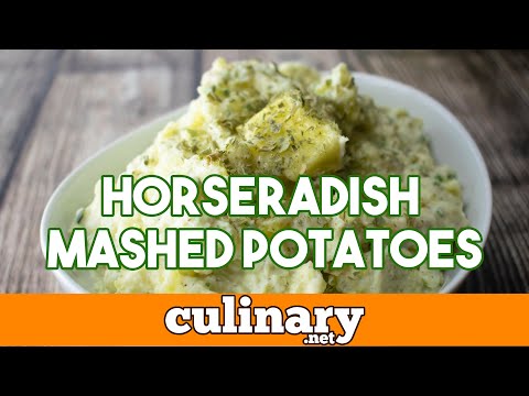 Mashed potatoes with horseradish recipe