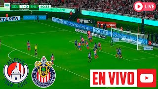 Chivas vs San Luis en vivo, Donde ver, A que hora juega Chivas vs San Luis Liga MX clausura 2025