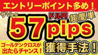 【FX】ドル円5分足EMAゴールデンクロス手法