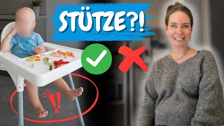 Sicher essen mit Beikost: Hebamme Laura \u0026 die Fußstütze 👶🏻