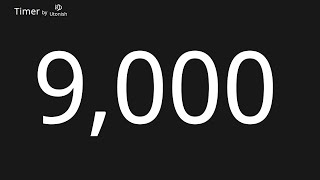 9000 Second Countup Timer