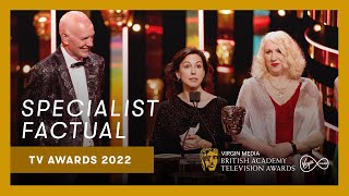 The Missing Children wins the award for Specialist Factual | Virgin Media BAFTA TV Awards 2022
