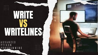 #vlog30 Difference between Write vs Writeline| Python Code with Write| Python code with Writeline
